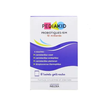 PEDIAKID PROBIOTIQUES 10M 10 SACHETS