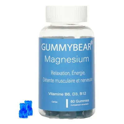 GUMMYBEAR MAGNESIUM BOITE DE 60 GUMMIES