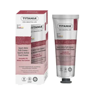 TITANIA CRÈME POUR LES PIEDS SPORTS ACTIVES 75 ML - 5053