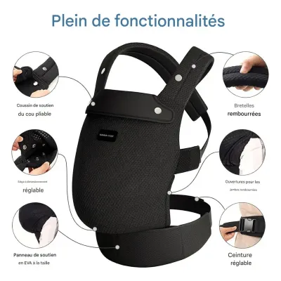 MOMCOZY LE PORTE BEBE DE CONFORT 3 A 20 KG BC001