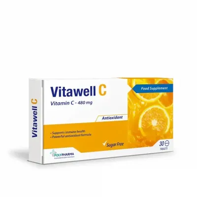 VITAWELL C VITAMINE C 480 MG 30 COMPRIMES