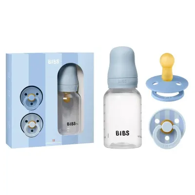 BIBS COFFRET CADEAU BABY SPRINKLE BLEU LAYETTE