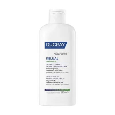DUCRAY SQUANORM SHAMPOOING PELLICULES GRASSES 200ML