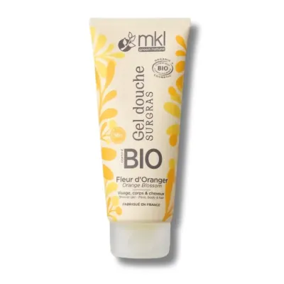 MKL GREEN NATURE GEL DOUCHE SURGRAS FLEUR DORANGER BIO 200ML