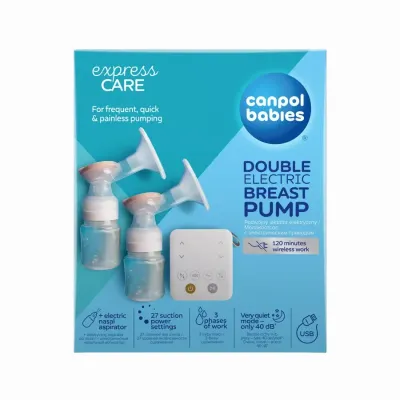 CANPOL BABIES DOUBLE EXPRESSCARE TIRE LAIT ELECTRIQUE 12/212