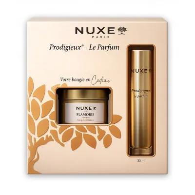 NUXE COFFRET PRODIGIEUX LE PARFUM 30ML+BOUGIE (OFFERT)