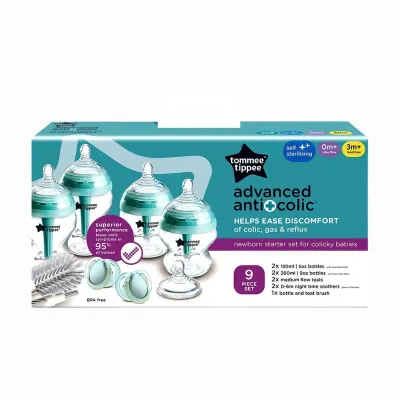 TOMMEE TIPPEE KIT DE DEMARRAGE ANTI COLIQUES AVANCE POUR NOUVEAU NES