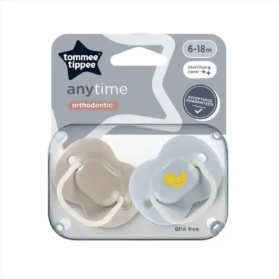 TOMMEE TIPPEE LOT DE 2 SUCETTES SYMETRIQUES 6-18M