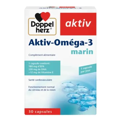 AKTIV OMEGA 3 MARIN 30 CAPSULES