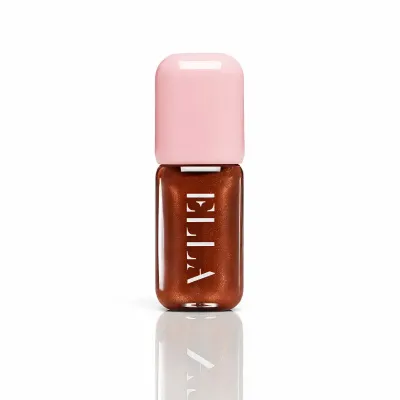 ELLA GLOSSY TINTED KISS HUILE GLOSS PAILLETÉE & SOIN SHINY SHOCOLAT SPF 20