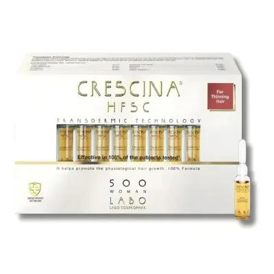 CRESCINA HFSC TRANSDERMIQUE REPOUSSE 500 FEMME 20 AMPOULES