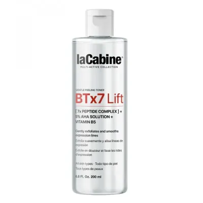 LA CABINE LOTION TONIQUE EXFOLIANTE POUR LE VISAGE BTx7 LIFT 200ML