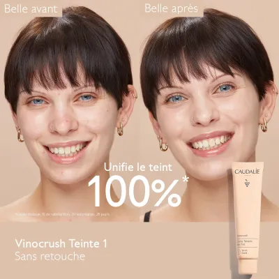 CAUDALIE VINOCRUSH CC CREME TEINTE 1 30ML