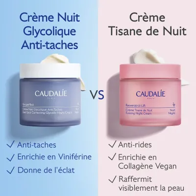 CAUDALIE VINOPERFECT CREME NUIT GLYCOLIQUE ANTI TACHES 50ML