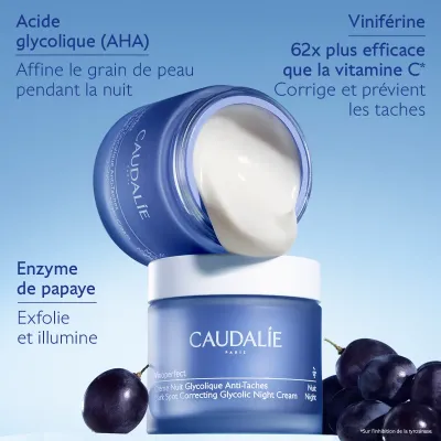 CAUDALIE VINOPERFECT CREME NUIT GLYCOLIQUE ANTI TACHES 50ML