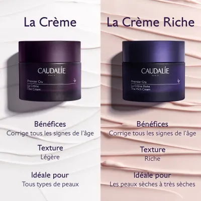 CAUDALIE PREMIER CRU LA CREME RICHE ANTI AGE RECHARGE 50ML
