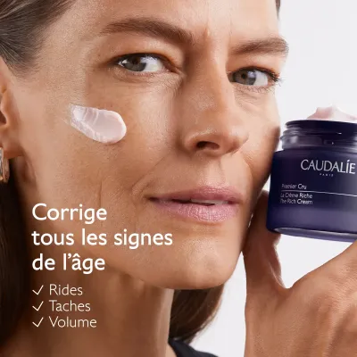 CAUDALIE PREMIER CRU LA CREME RICHE ANTI AGE RECHARGE 50ML