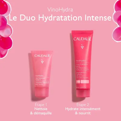 CAUDALIE VINOHYDRA COFFRET DUO HYDRATATION INTENSE