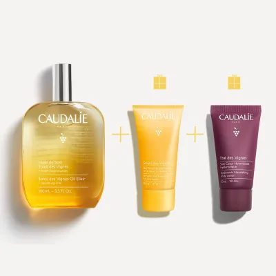 CAUDALIE COFFRET HUILE DE SOIN SOLEIL DES VIGNES