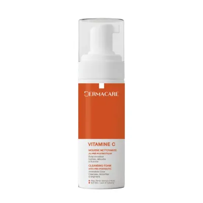 DERMACARE MOUSSE NETTOYANTE VIT C 150ML