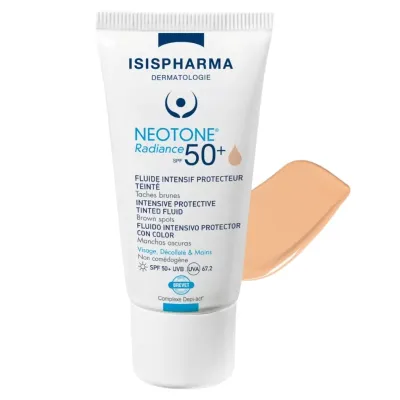 ISISPHARMA NEOTONE RADIANCE FLUIDE INTENSIF PROTECTEUR TEINTE MEDIUM SPF50+ 30ML