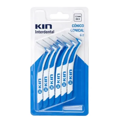 KIN BROSSETTE INTERDENTAIRE CONIQUE 1,3MM 6 UNITES