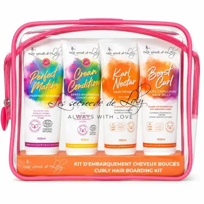 LES SECRETS DE LOLY TROUSSE DE VOYAGE CHEVEUX BOUCLES