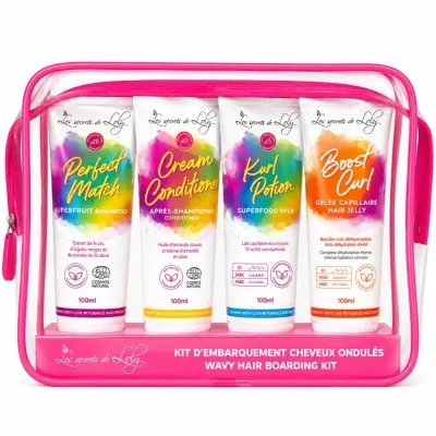 LES SECRETS DE LOLY TROUSSE DE VOYAGE CHEVEUX ONDULES