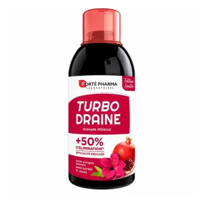 FORTE PHARMA TURBODRAINE GRENADE HIBISCUS 500ML