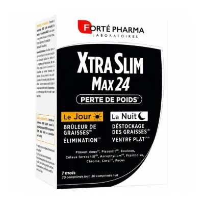 FORTE PHARMA XTRASLIM MAX 24 PERTE DE POIDS 30 COMPRIMES
