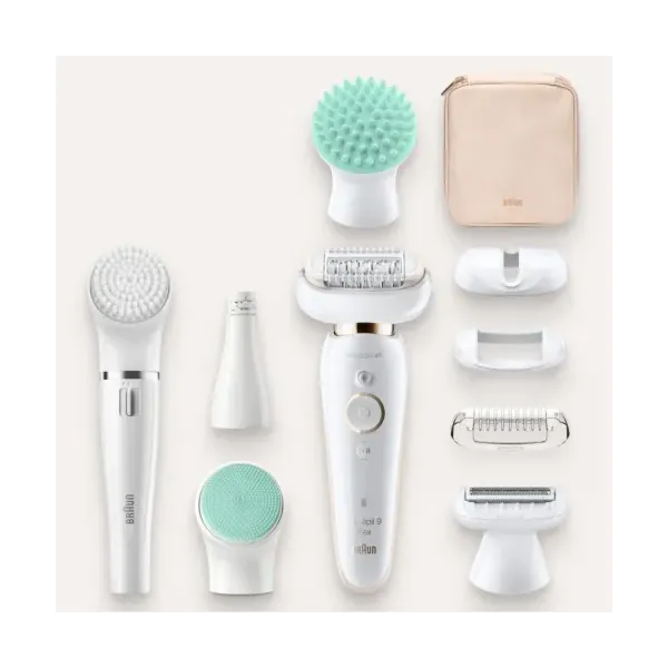 BRAUN ÉPILATEUR SILK-EPIL 9 FLEX BEAUTY SET AVEC TECHNOLOGIE WET & DRY 9300