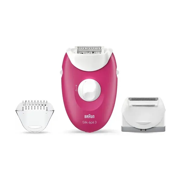 ÉPILATEUR SILK-EPIL 3 3-410 AVEC 3 ACCESSOIRES