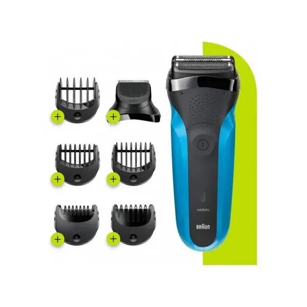 BRAUN RASOIR ÉLECTRIQUE BARBE HOMME SERIES 3 SHAVE & STYLE 310BT