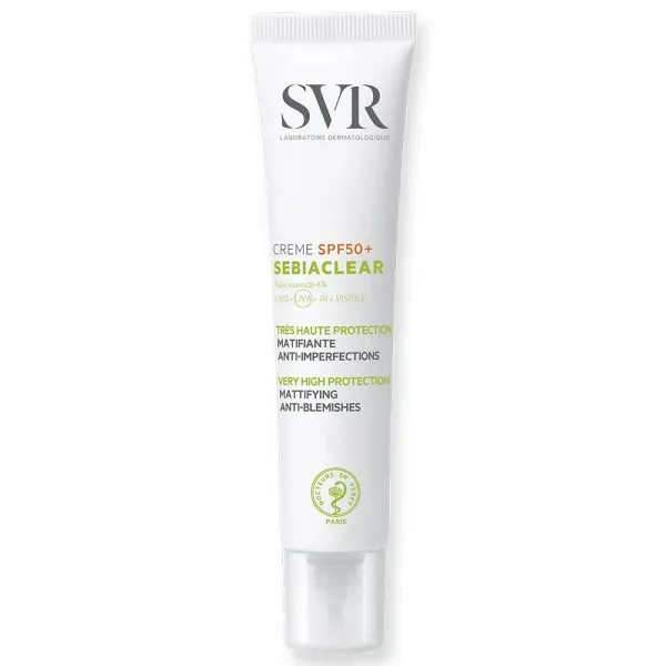 SVR SEBIACLEAR CREME SOLAIRE MATIFIANTE SPF50 40ML