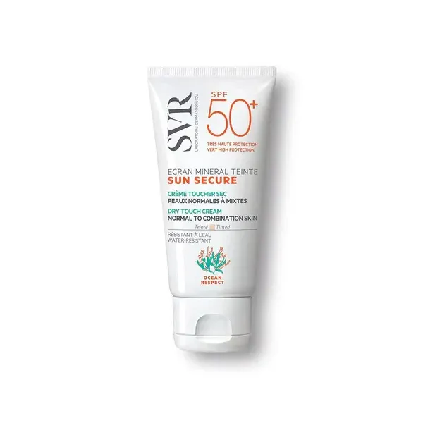 SVR SUN SECURE ECRAN MINERAL TEINTE PEAUX NORMALES A MIXTES SPF 50+ 50ML