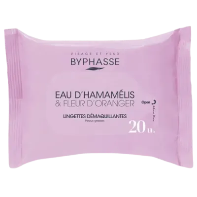 BHYPHASSE LINGETTES DEMAQUILLANTES FLEUR DORANGER