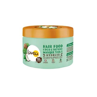 LOVEA HAIR FOOD MASQUE 3EN1 COCO ET THE VERT 390ml