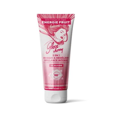 ENERGIE FRUIT MASQUE 2 EN 1 GLOSS CHERRY COMPLEXE ACIDE LACTIQUE & CERISIER 200ML