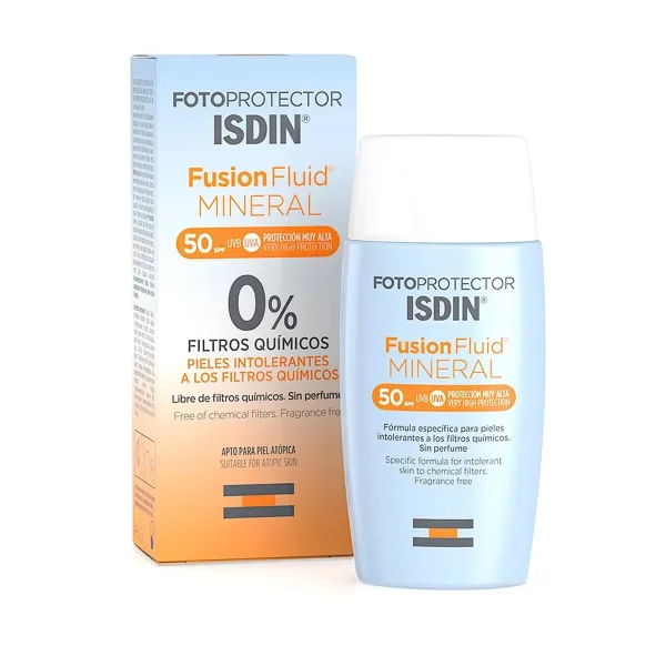 ISDIN ECRAN SOLAIRE FUSION FLUIDE MINERAL SPF50+ 50ML