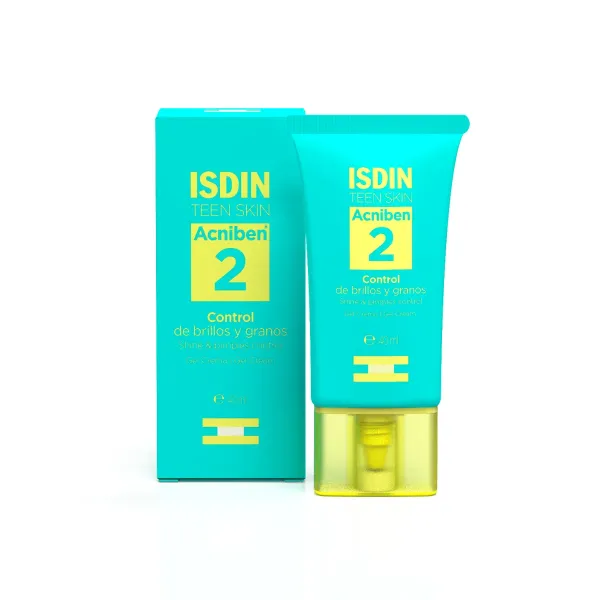 ISDIN ACNIBEN GEL CREME CONTROLE BRILLANCE ET BOUTONS 40ML