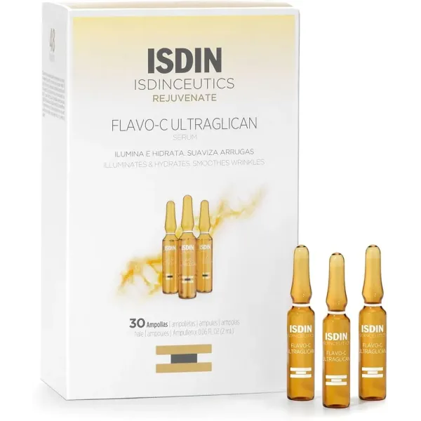 ISDIN ISDINCEUTICS FLAVO-C ULTRAGLICAN SERUM ANTIOXYDANT JOUR 10 UNIDOSES DE 2ML