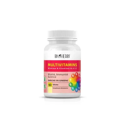BIOHERBS MULTIVITAMINS 60 GELULES