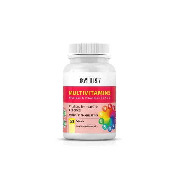 BIOHERBS MULTIVITAMINS 60 GELULES