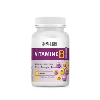 BIOHERBS VITAMINE B COMPLEXE 60 GELULES