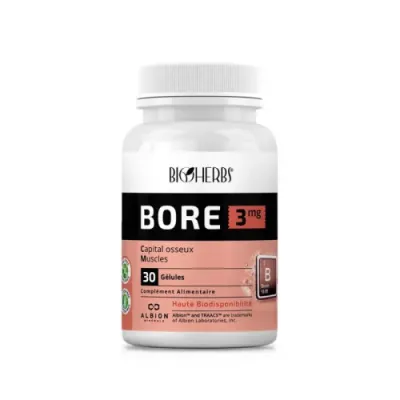 BIOHERBS BORE 3MG 30 GELULES