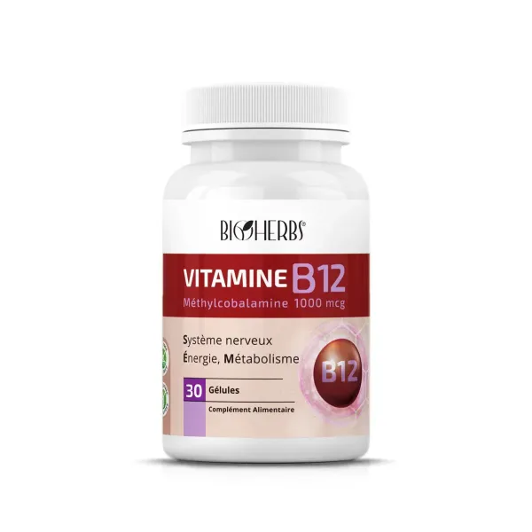 BIOHERBS VITAMINE B12 30 GELULES