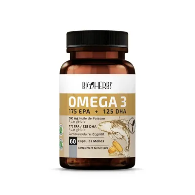 BIOHERBS OMEGA 3 60 CAPSULES
