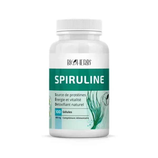 BIOHERBS SPIRULINE 100 GELULES