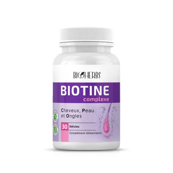 BIOHERBS BIOTINE COMPLEXE 30 GELULES
