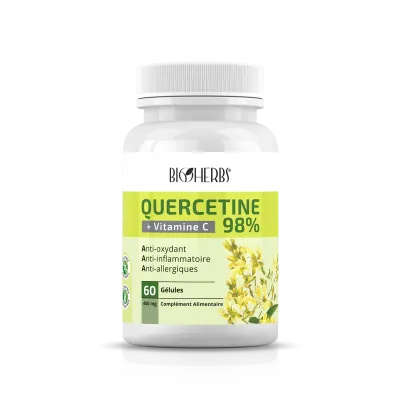 BIOHERBS QUERCETINE 98% 60 GELULES